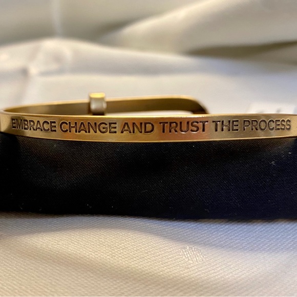 NWT Alex and Ani Crystal Butterfly Charm Bangle in Rafaelian Gold. - Picture 5 of 14